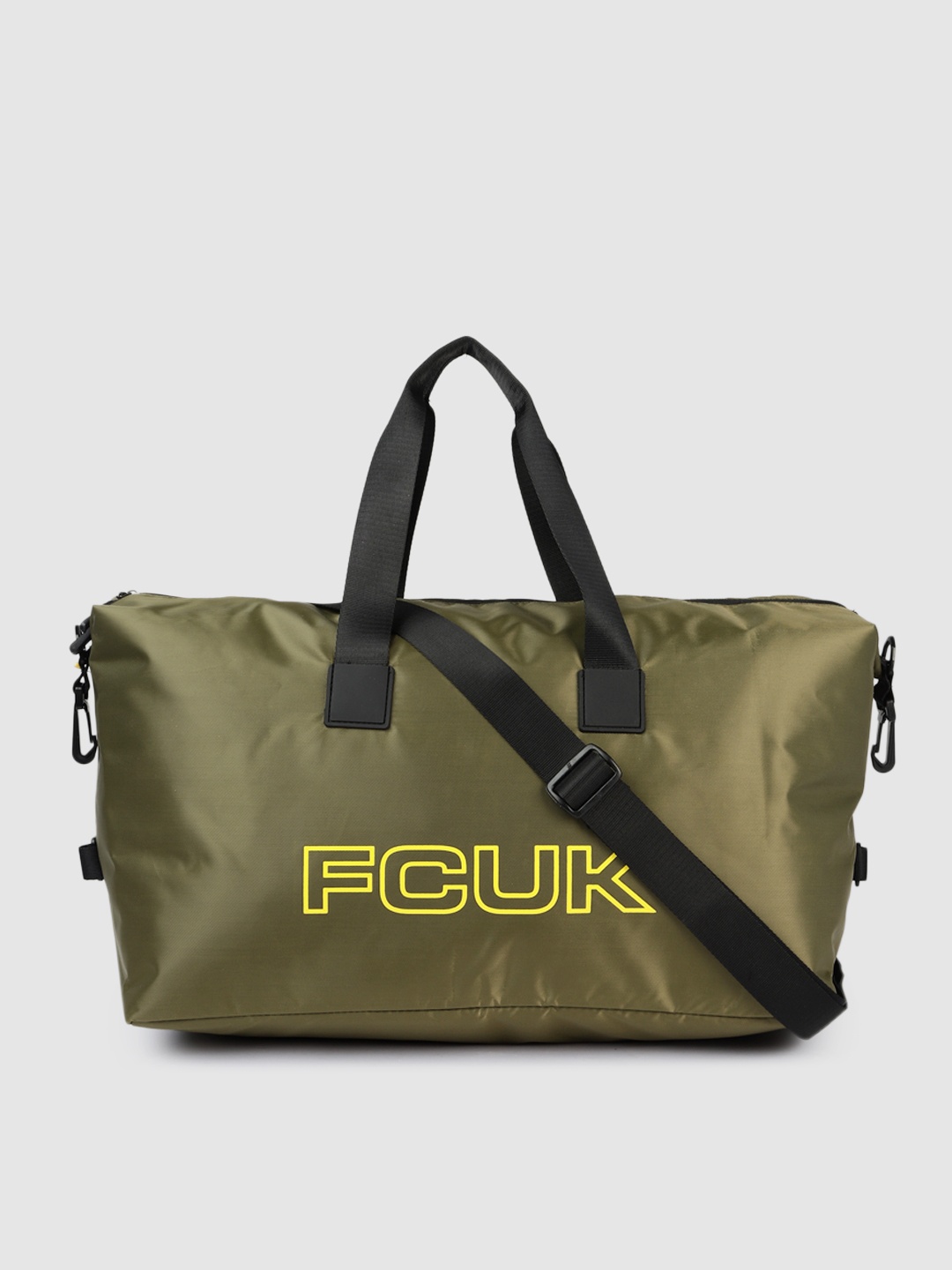 

French Connection Printed Large Duffel Bag, Green