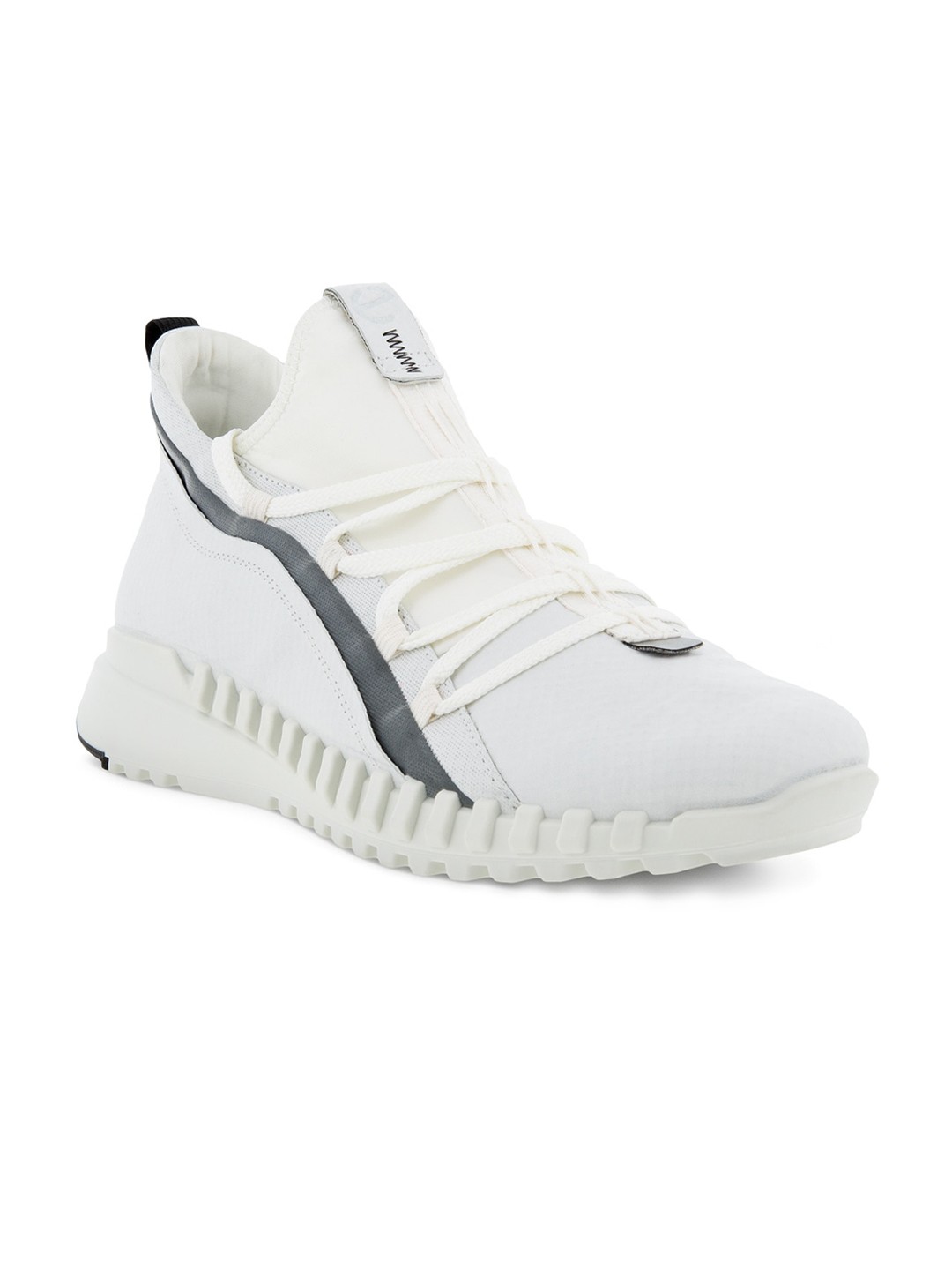 

ECCO Men Zipflex White Leather Regular Sneakers