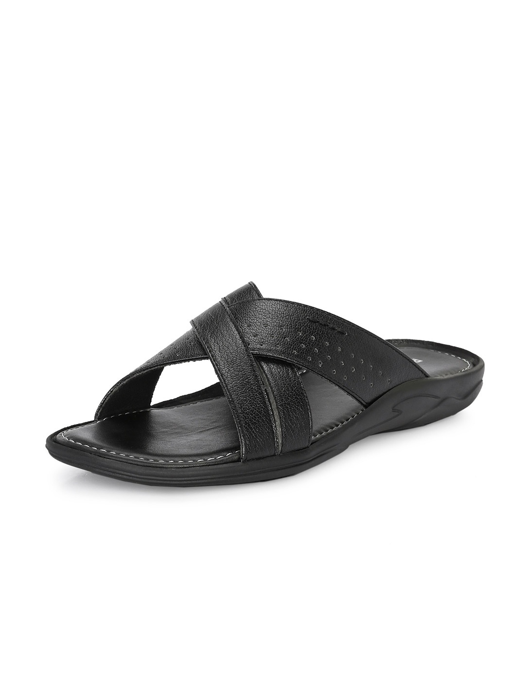 

Provogue Men Textured Comfort Sandals, Black