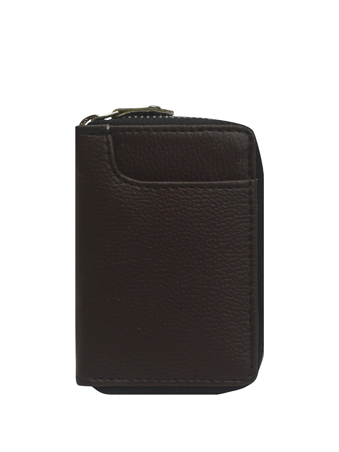 

GREEN DRAGONFLY Unisex Textured Zip Around Wallet, Coffee brown