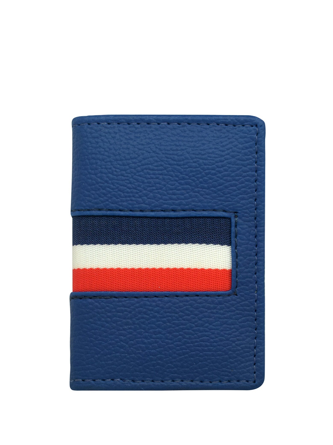 

GREEN DRAGONFLY Unisex Colourblocked Card Holder with SIM Card Holder, Blue