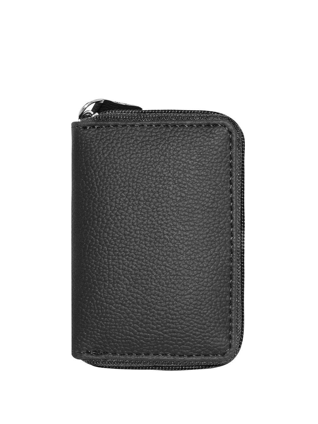 

GREEN DRAGONFLY Unisex Textured Zip Around Wallet, Black