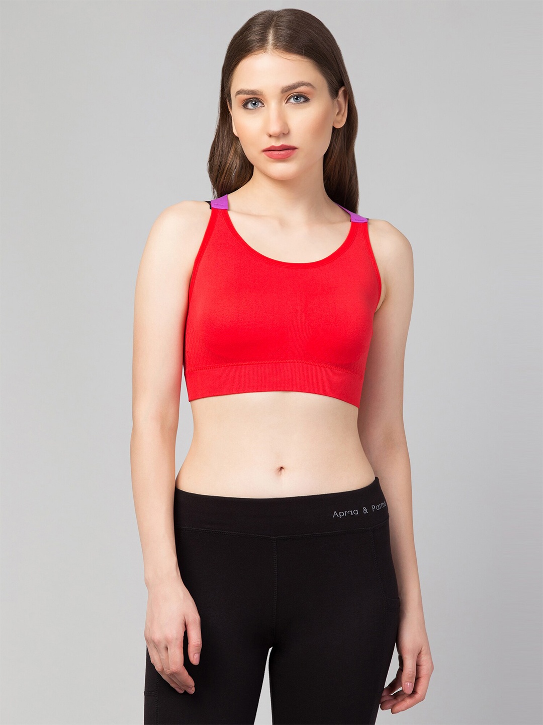 

Apraa & Parma Full Coverage Bra With All Day Comfort, Red