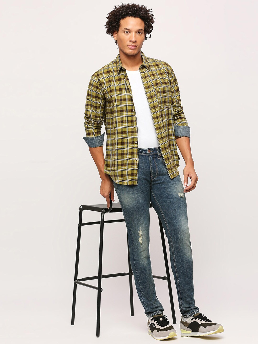 

Pepe Jeans Tartan Checked Casual Shirt, Green