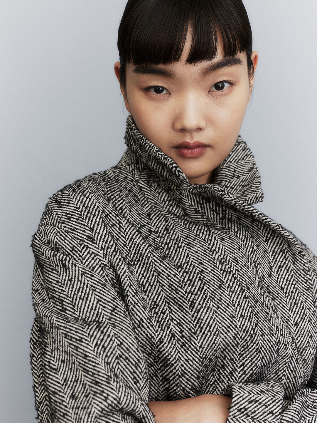

H&M Double-Breasted Jacket, Beige