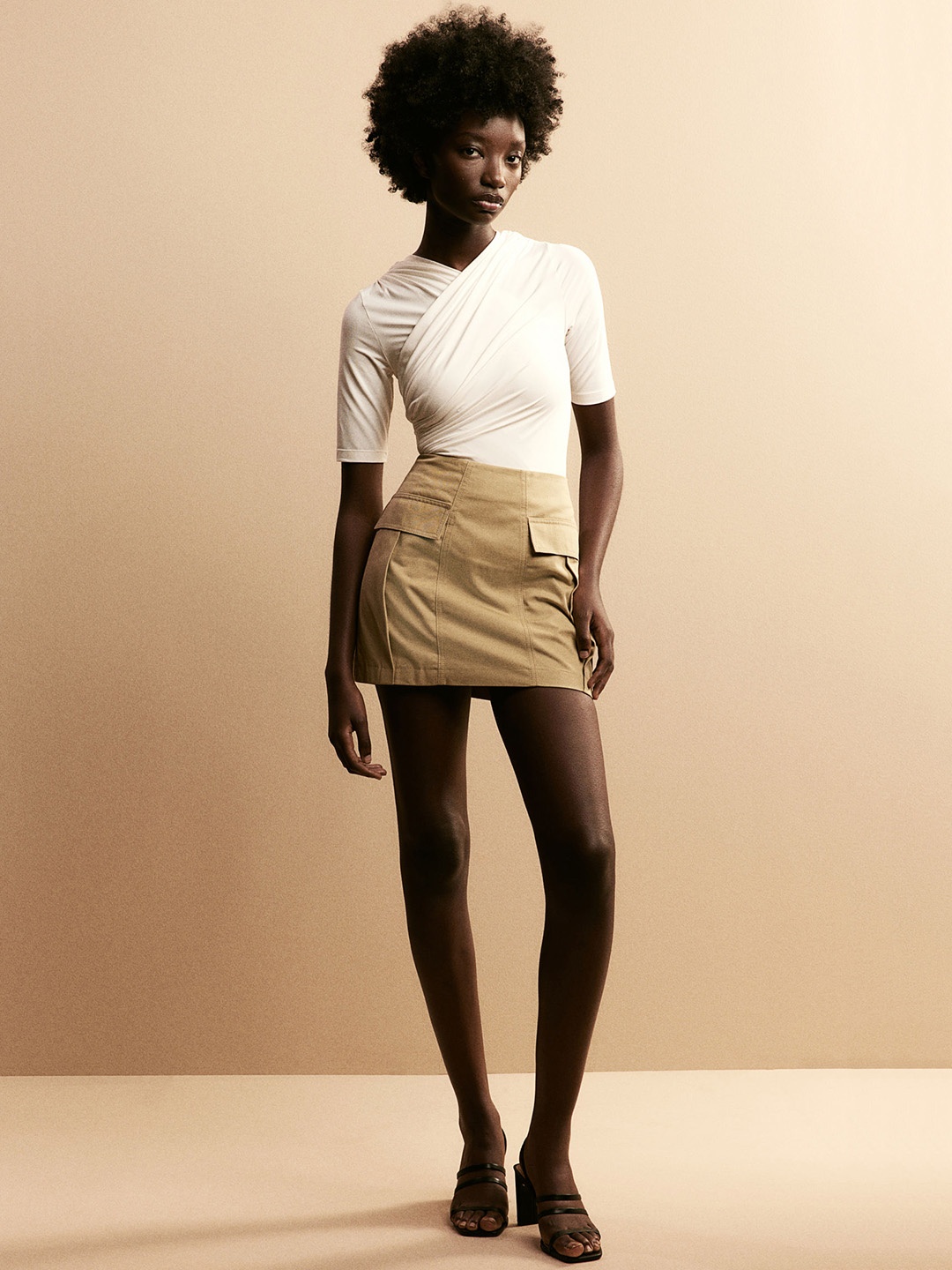 

H&M Draped Body, White