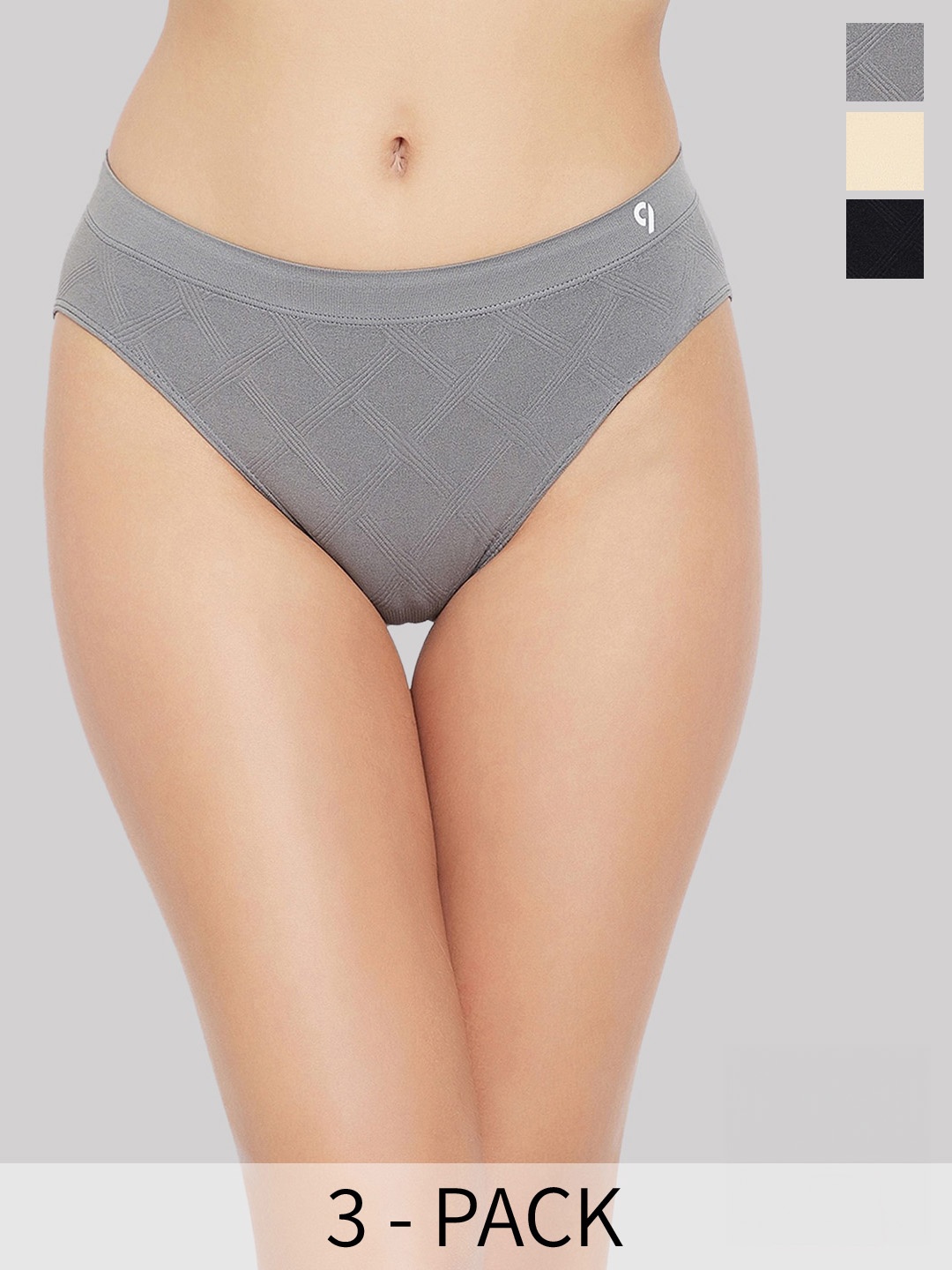 

C9 AIRWEAR Pack Of 3 Seamless Bikini Briefs, Black