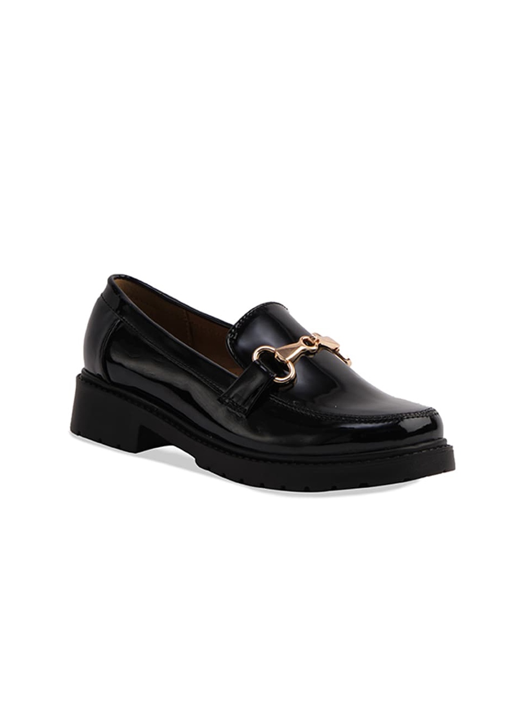 

ERIDANI Micah Patent Loafers, Black