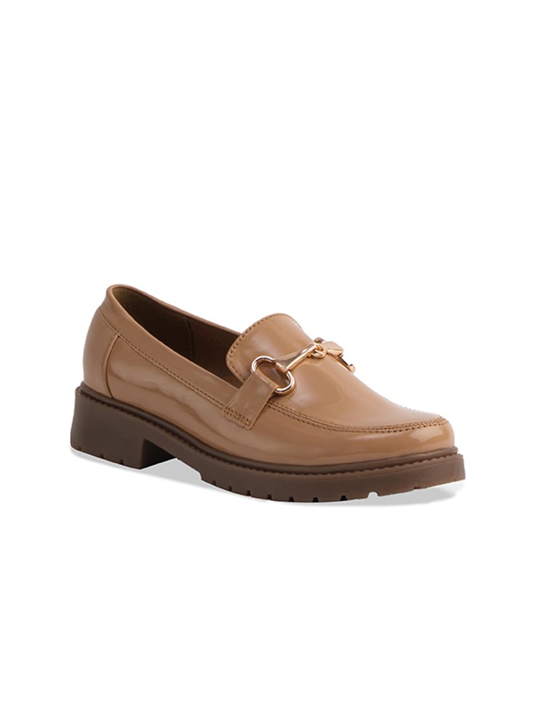 

ERIDANI Micah Patent Loafers, Beige