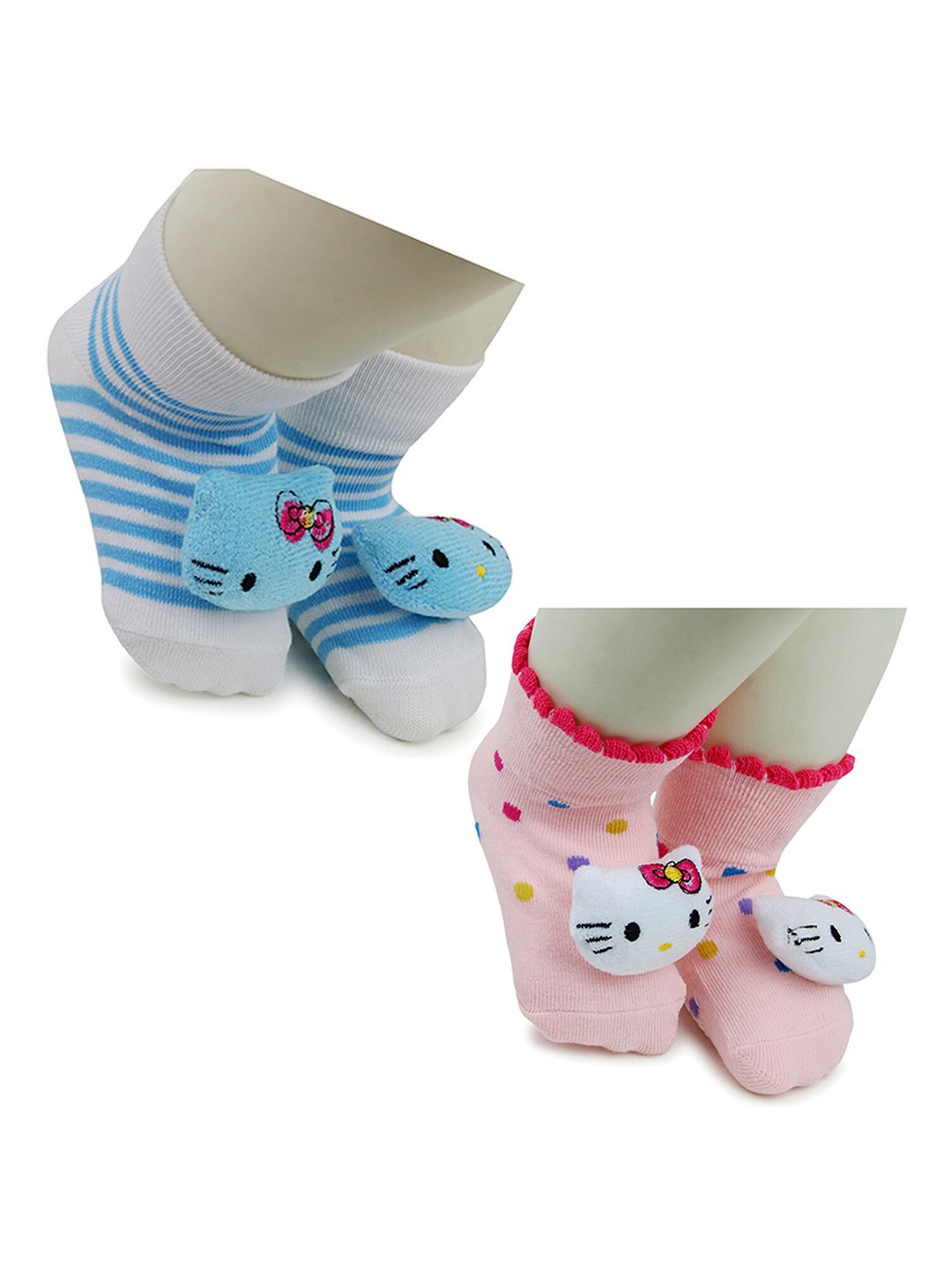 

BAESD Infants Pack Of 2 Patterned Ankle Length Socks, Blue