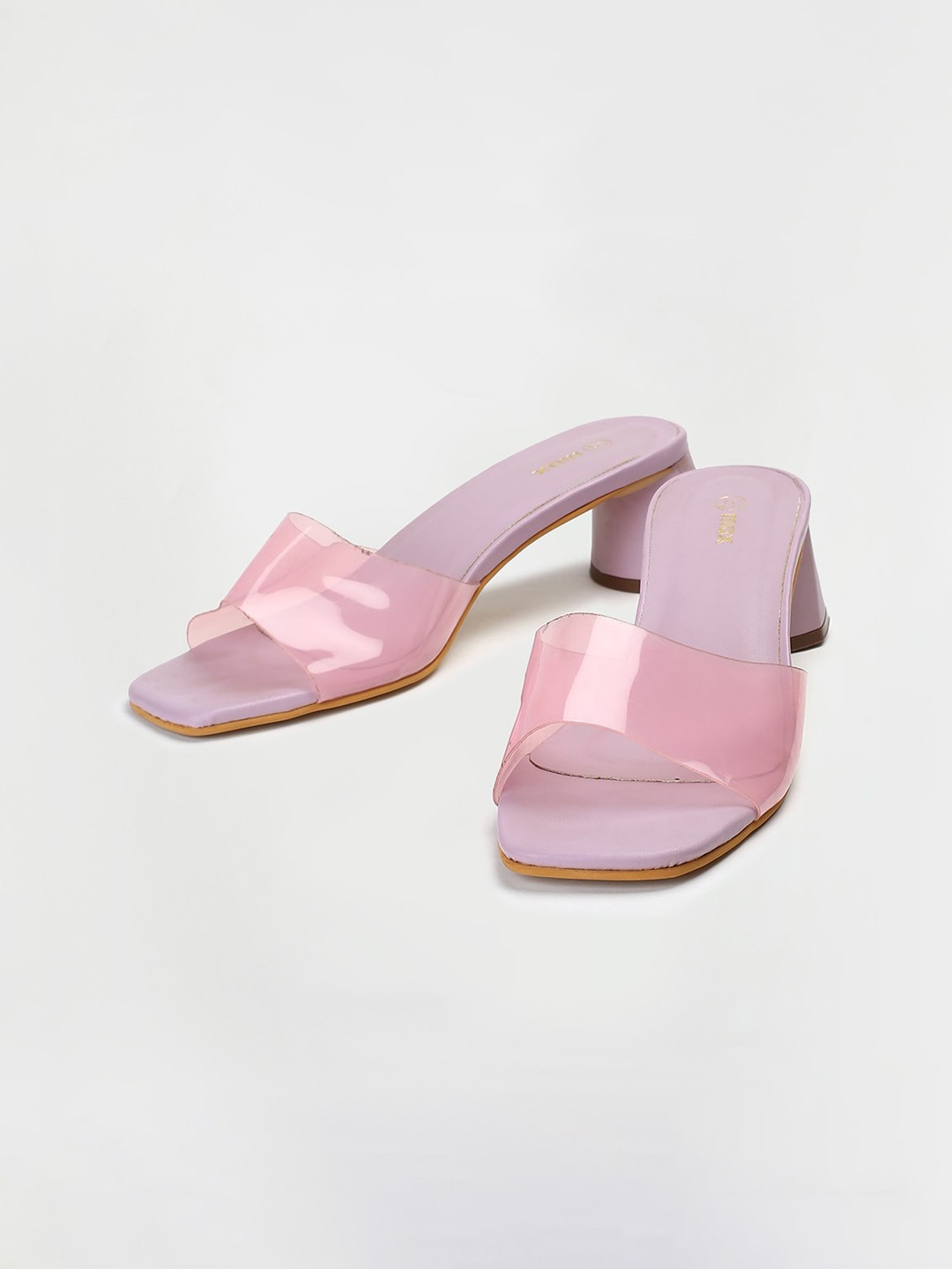 

max Open Toe Block Heels, Lavender