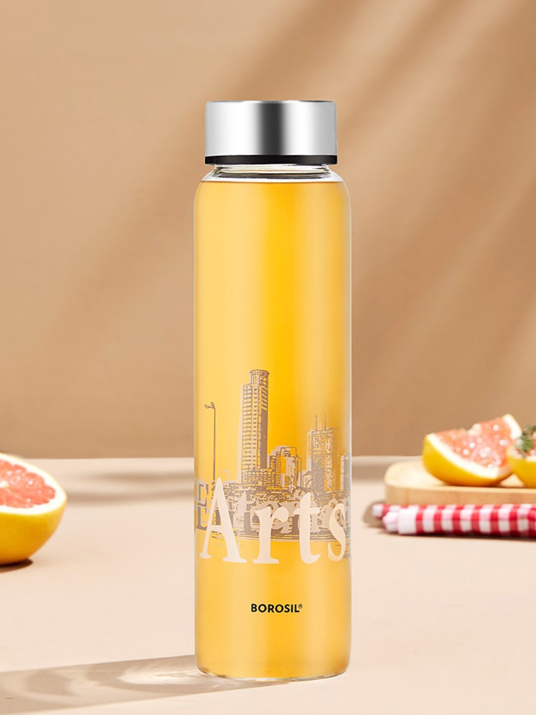 

BOROSIL Roma Transparent Borosilicate Glass Bottle 1L