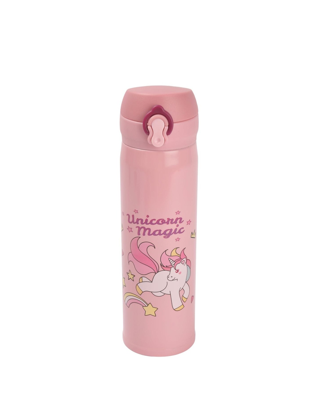 

Yellow Bee Pink Unicorn Theme Flask
