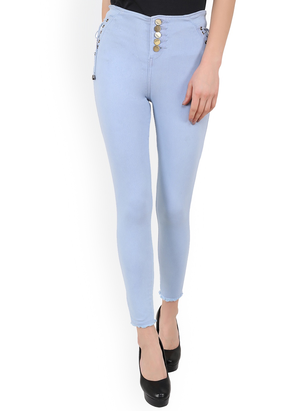 

MM-21 Women Jean Skinny Fit High-Rise Stretchable Jeans, Blue