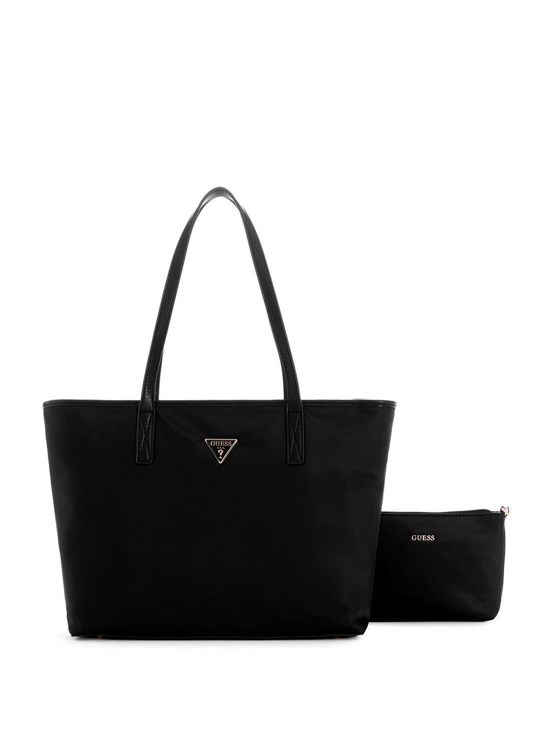 

GUESS Structured Shoulder Bag & Pouch Set, Black