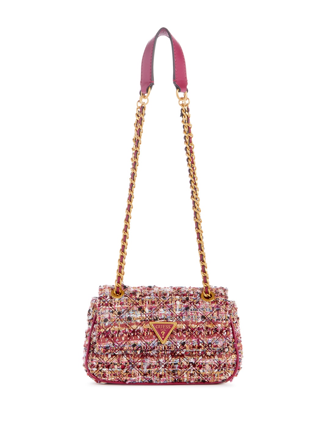 

GUESS Structured Sling Bag, Maroon