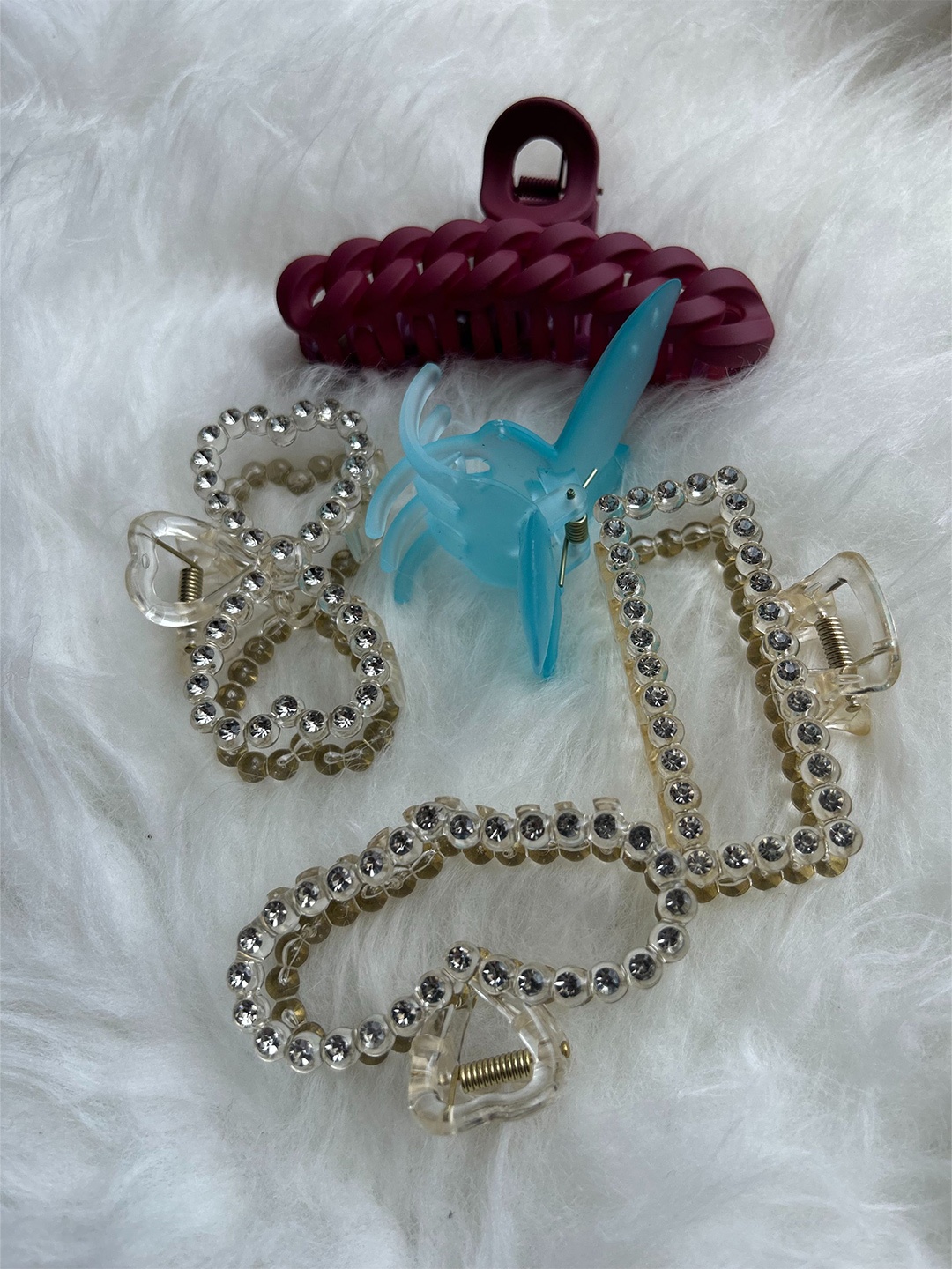 

CHANDERKASH Set of 5 Assorted Claw Clip