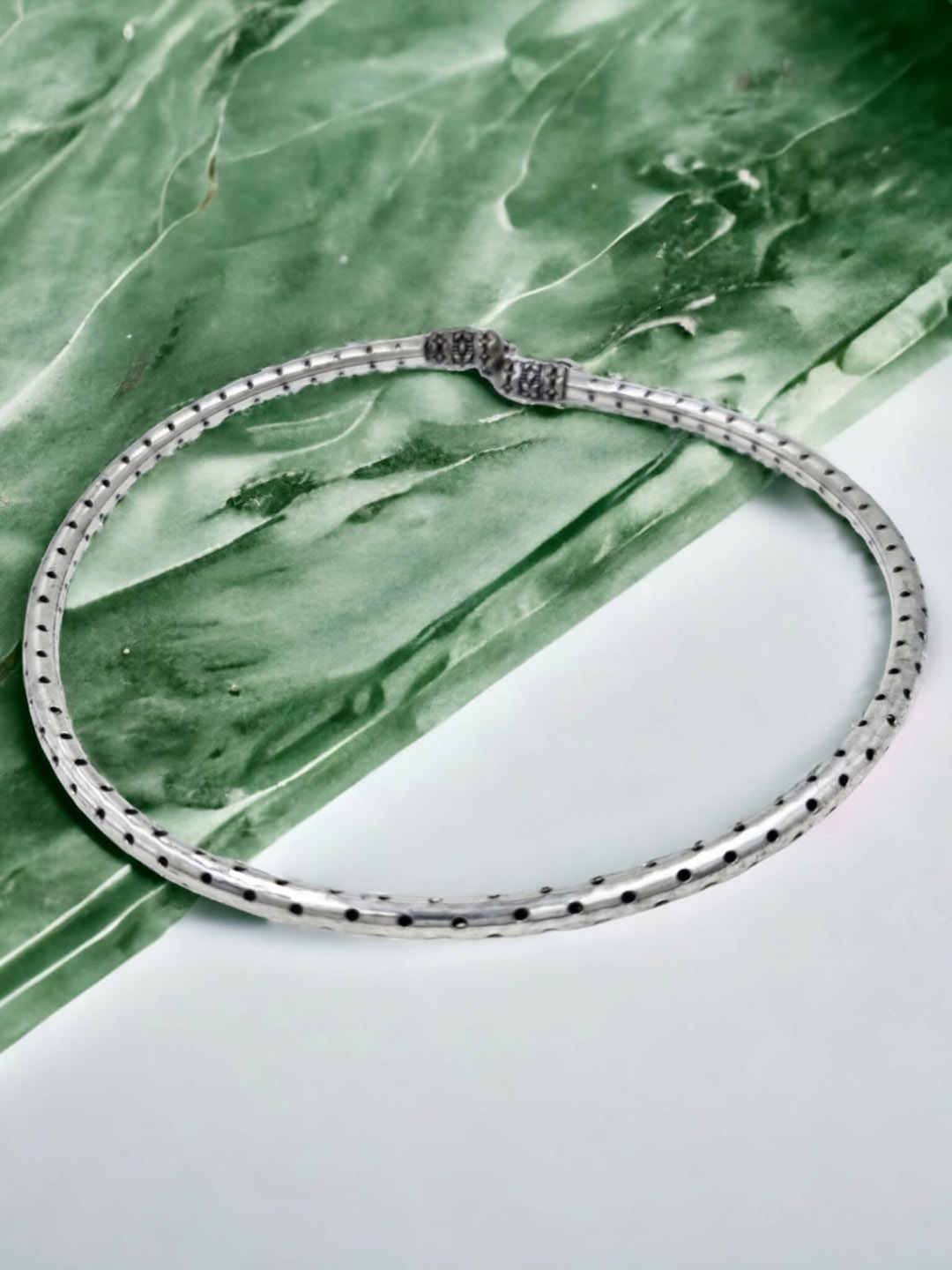 

Anouk Silver-Plated Oxidised Choker Necklace