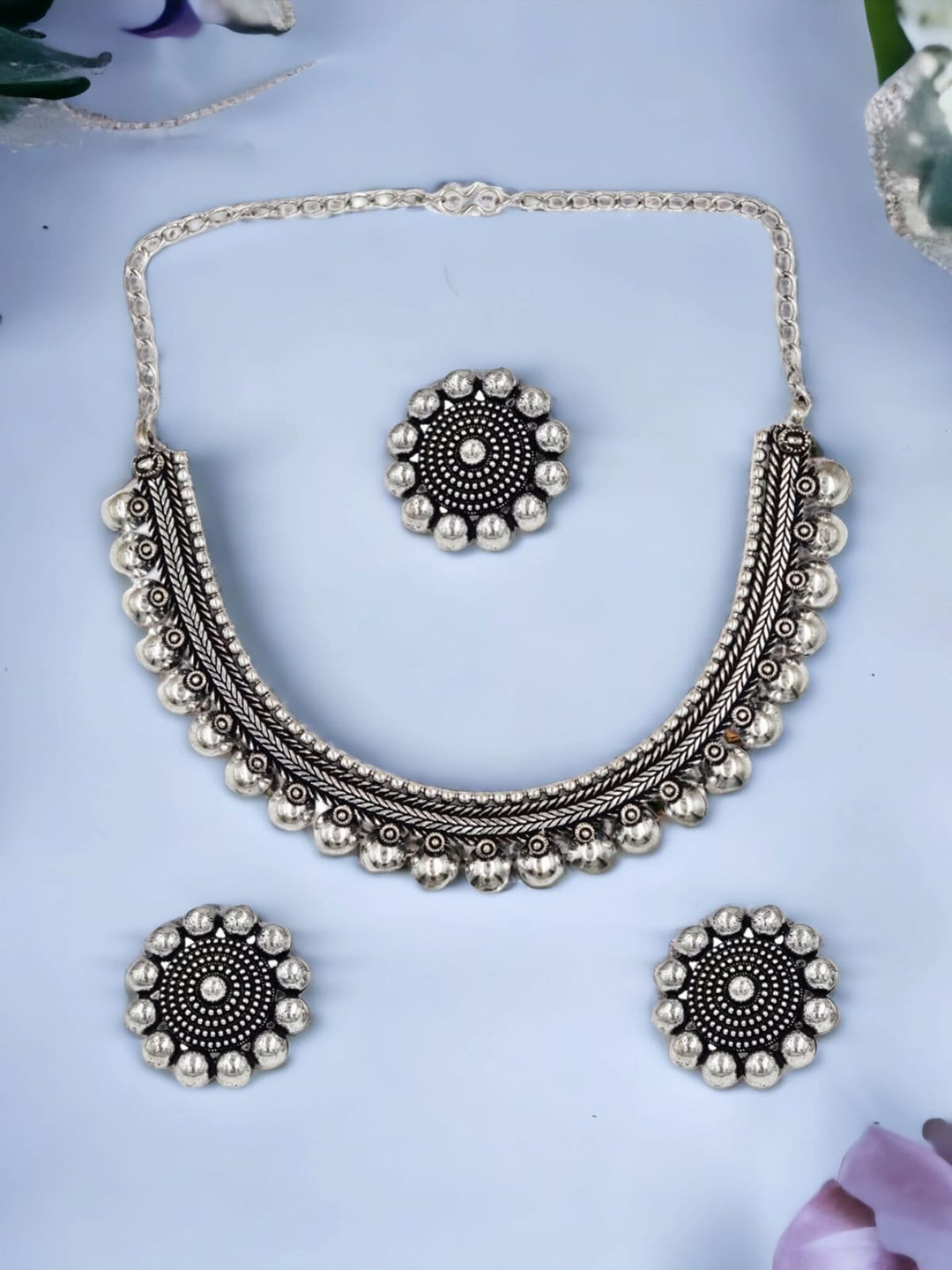 

Anouk Silver-Plated Jewellery Set