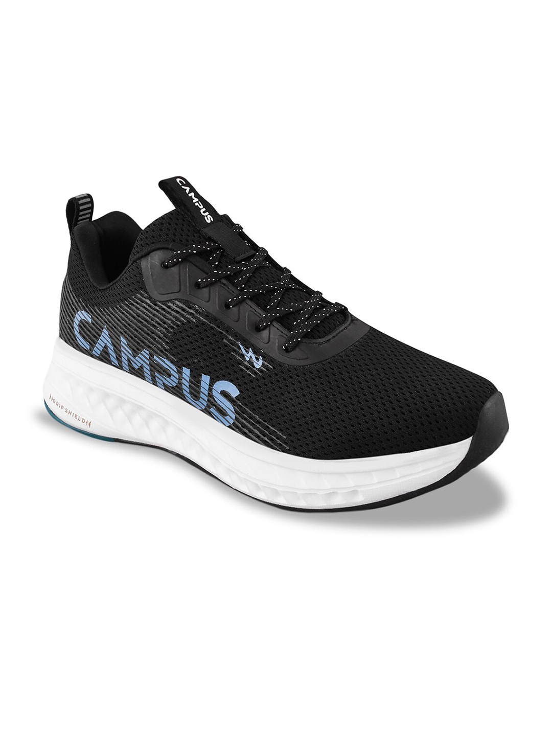 

Campus Men Mesh Running Sports Shoes, Black