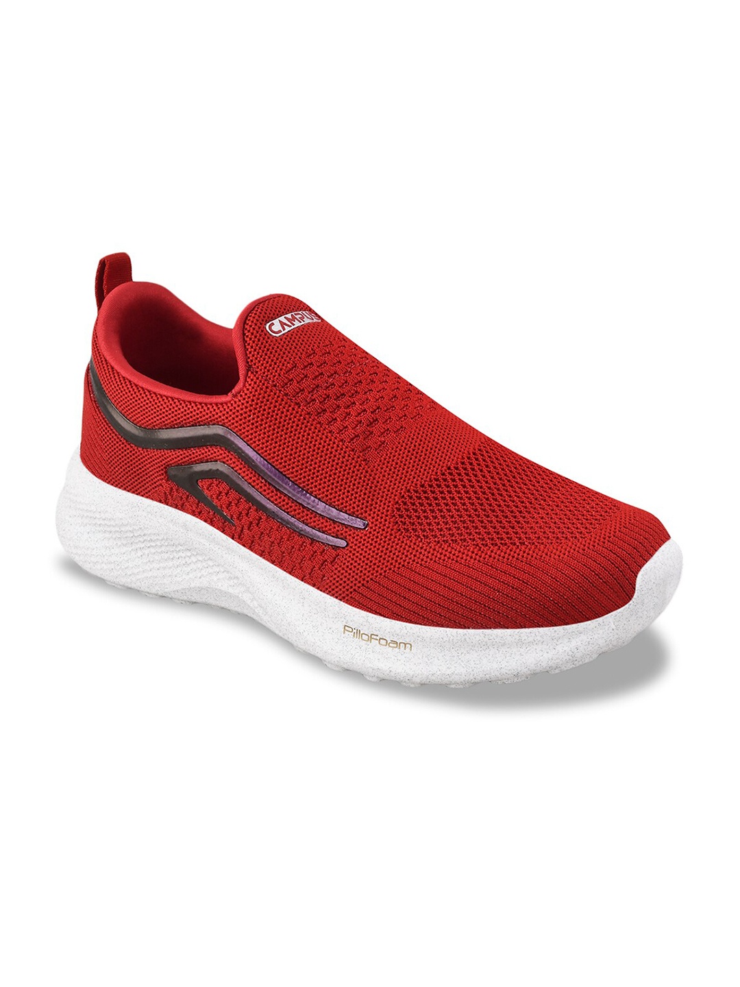 

Campus Men Textile Walking Marking Shoes, Red