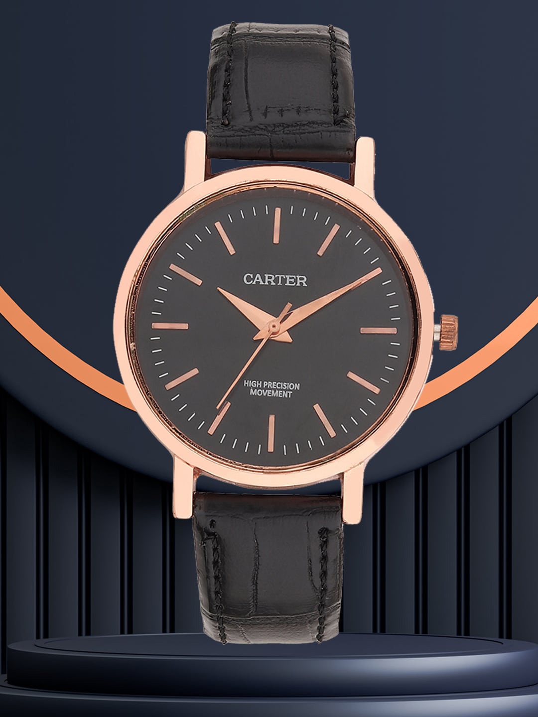 

Sandy D Carter Women Embellished Dial & Analogue Watch Sandy D Carter-113L-BK, Black