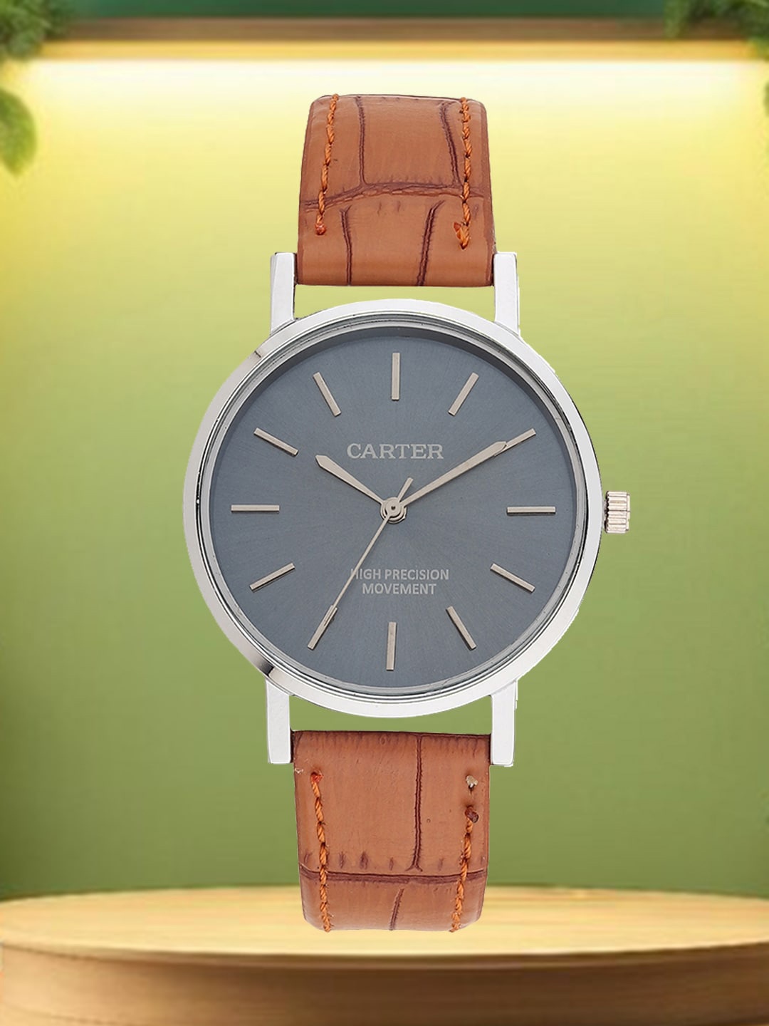 

Sandy D Carter Women Dial & Leather Straps Analogue Watch Sandy D Carter-116L-TN, Tan