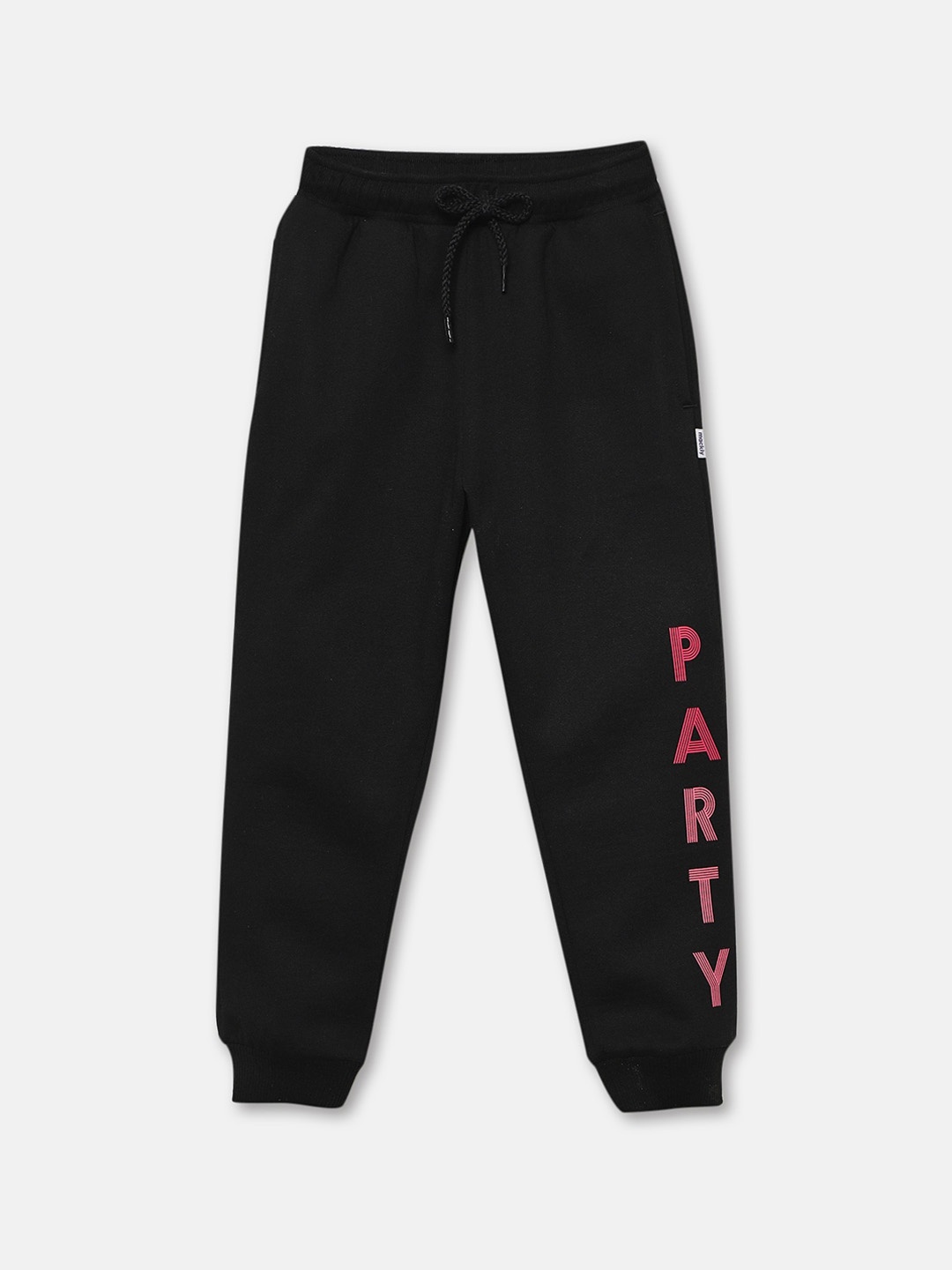 

mackly Girls Printed Joggers, Black
