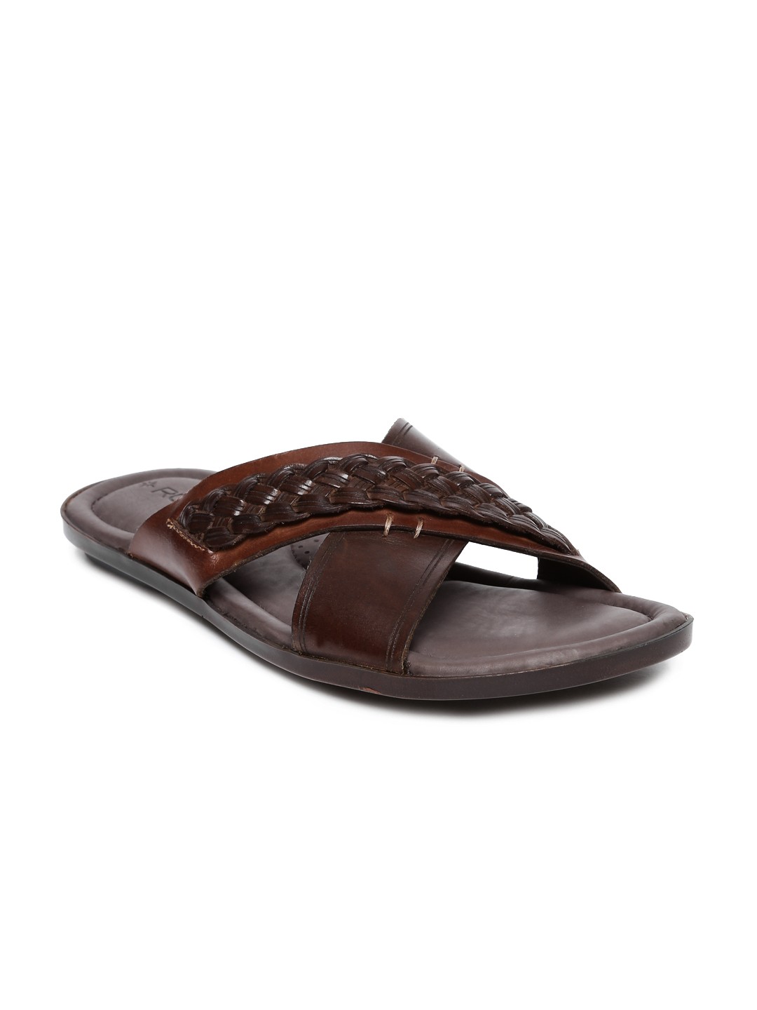 

Ruosh Men Brown PARK 03A Leather Comfort Sandals