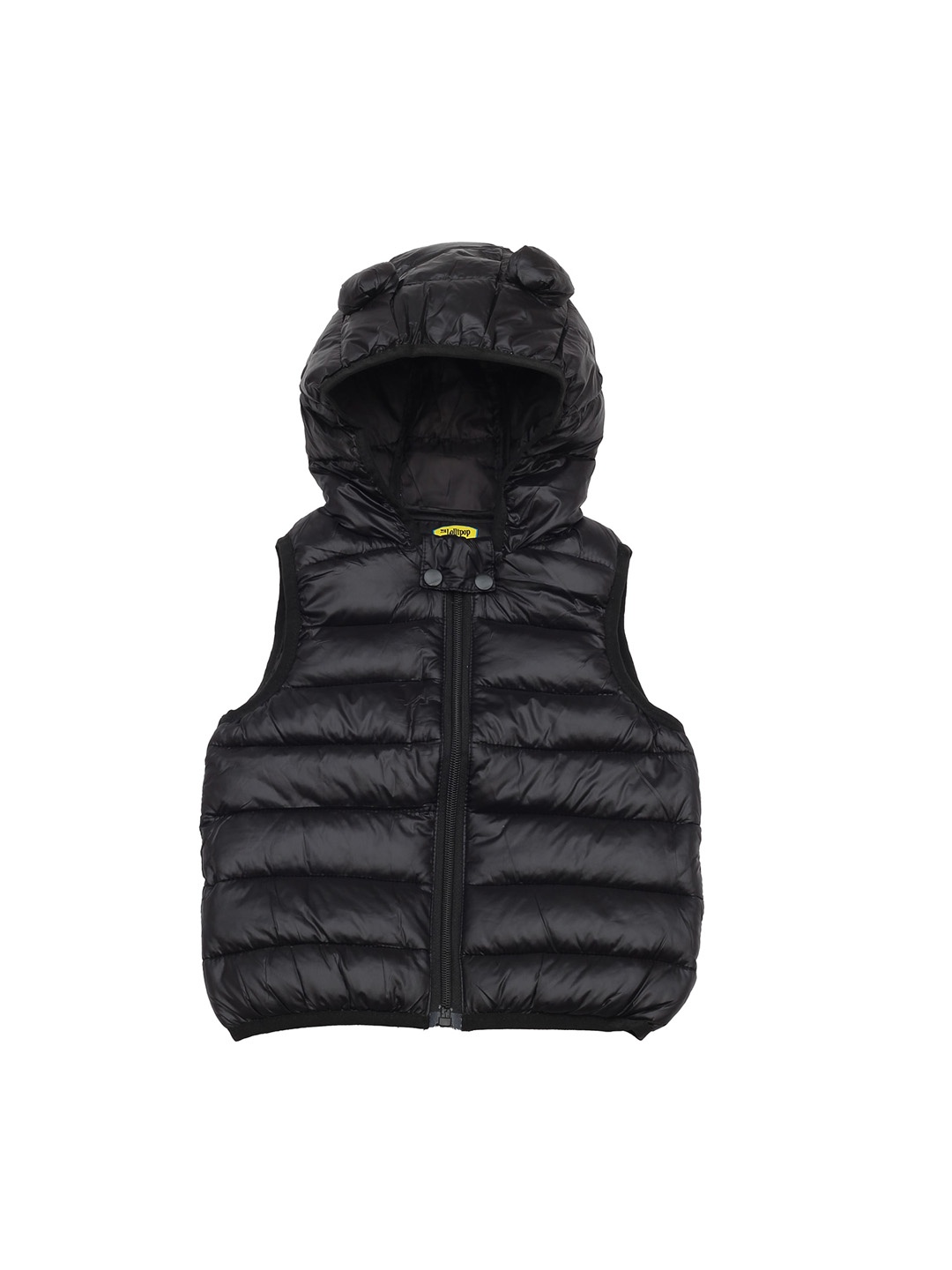 

Lil Lollipop Kids Hooded Lightweight Padded Jacket, Black