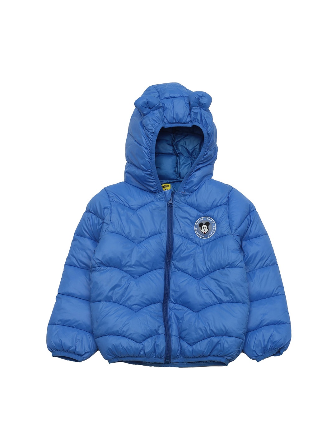 

Lil Lollipop Kids Lightweight Hooded Puffer Jacket, Blue