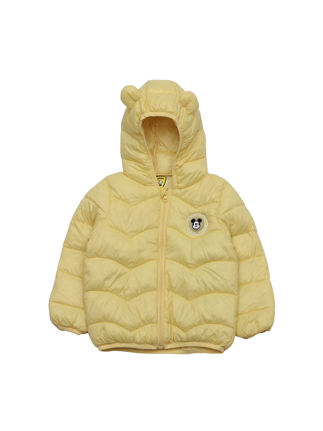 

Lil Lollipop Kids Lightweight Hooded Puffer Jacket, Yellow