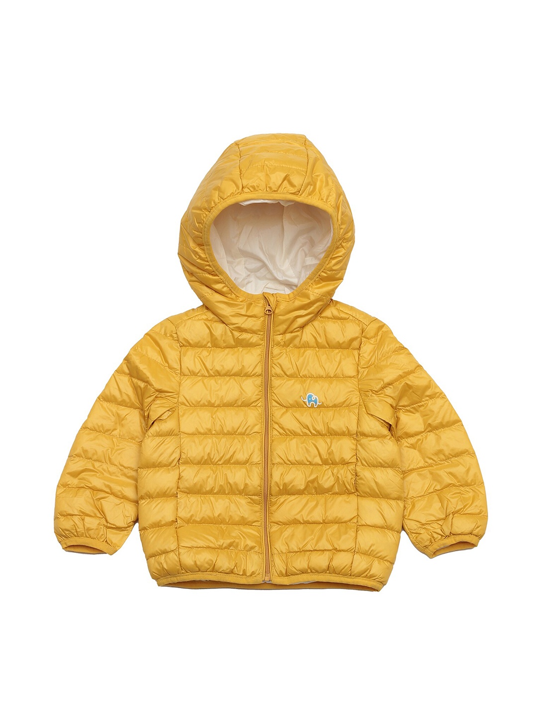 

Lil Lollipop Kids Lightweight Hooded Puffer Jacket, Mustard