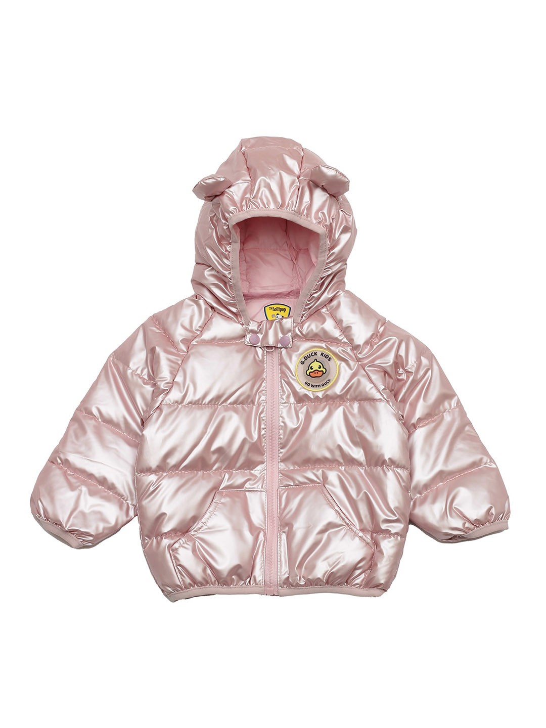 

Lil Lollipop Kids Lightweight Puffer Jacket, Peach