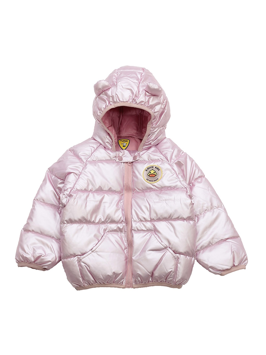 

Lil Lollipop Kids Lightweight Outdoor Puffer Jacket, Pink