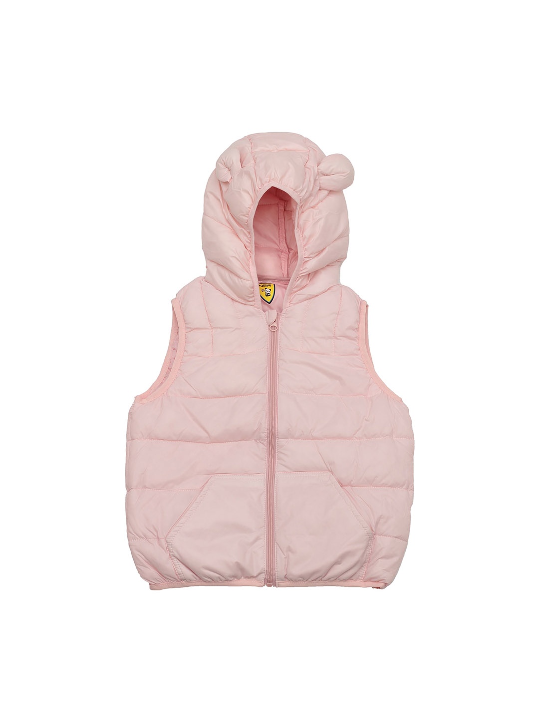 

Lil Lollipop Kids Lightweight Hooded Sleeveless Puffer Jacket, Pink