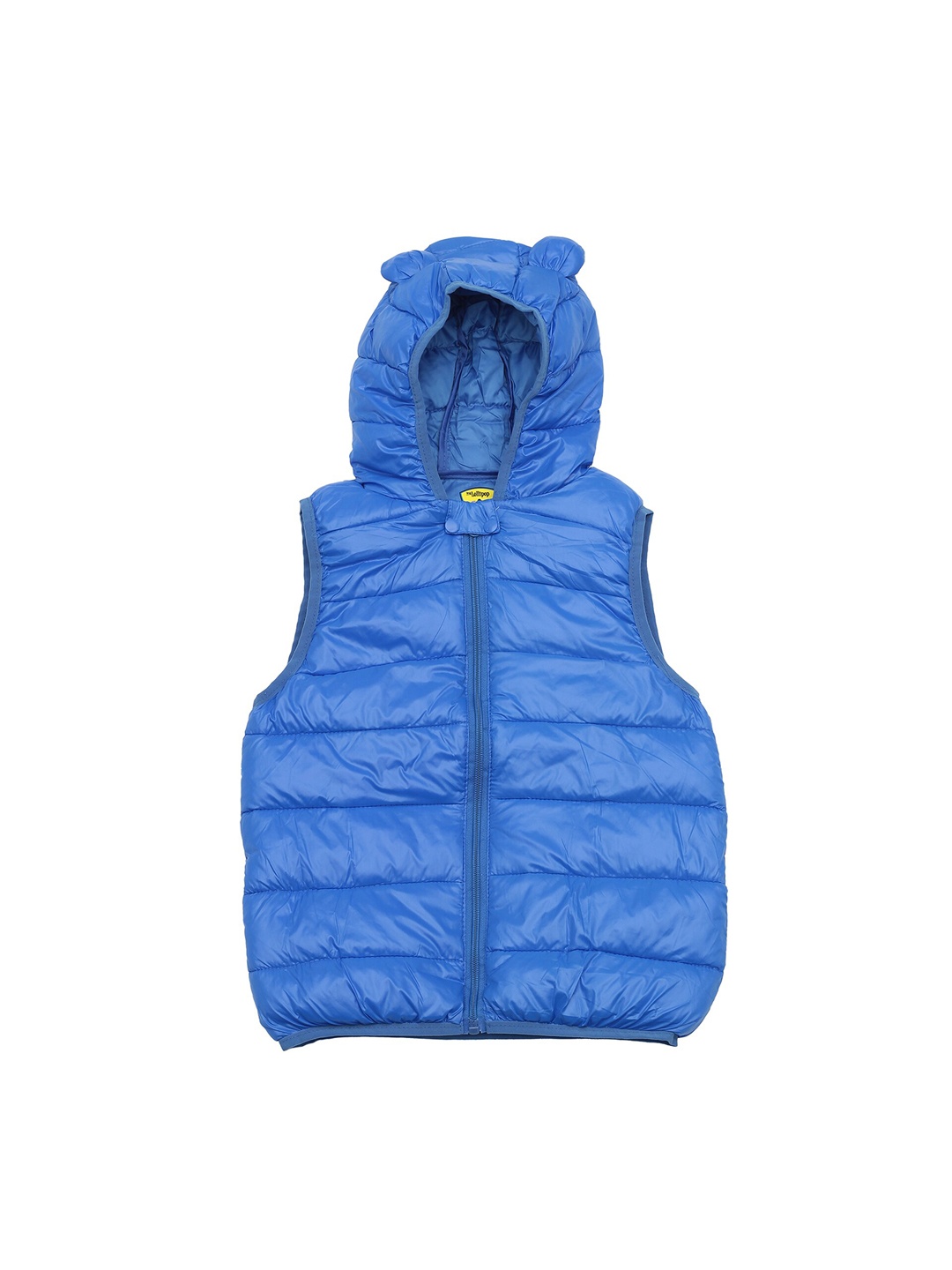 

Lil Lollipop Kids Lightweight Hooded Sleeveless Puffer Jacket, Blue