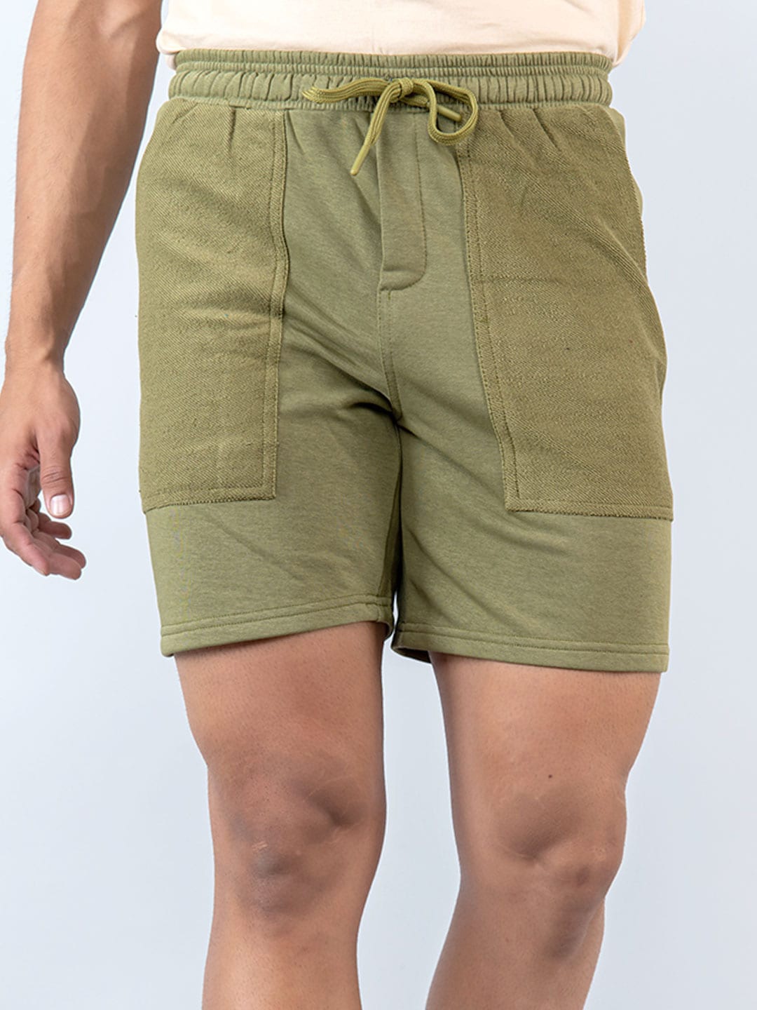 

Tistabene Men Mid-Rise Cotton Outdoor Shorts, Green
