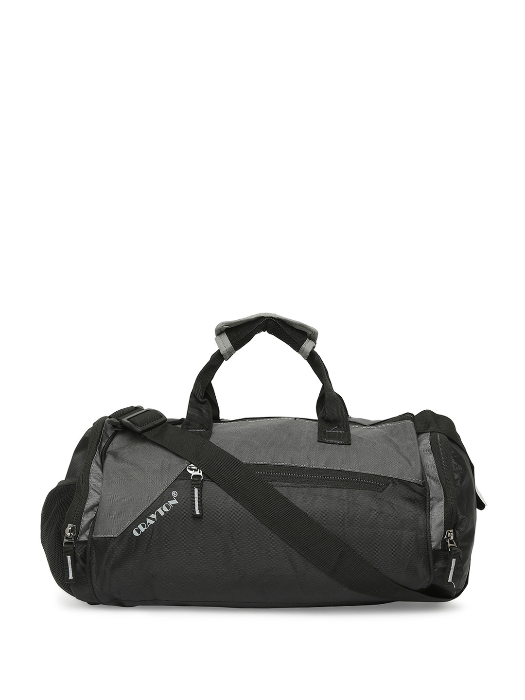 

CRAYTON Unisex Colourblocked Duffel Bag, Black
