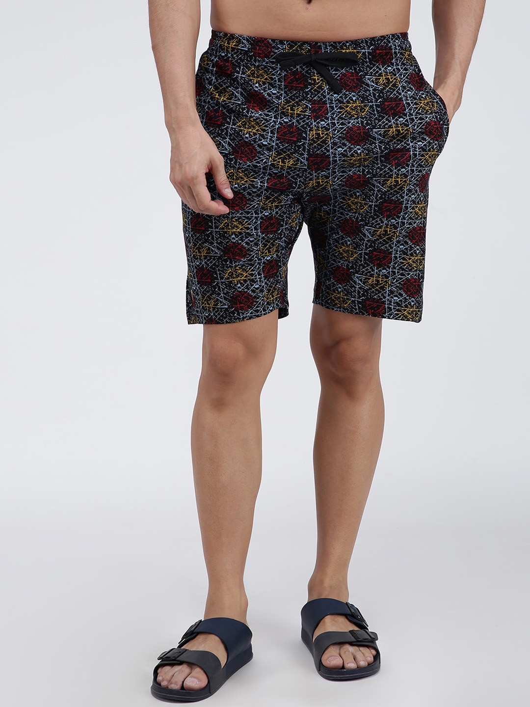 

AMUL COMFY Men Assorted Abstract Printed Cotton Shorts