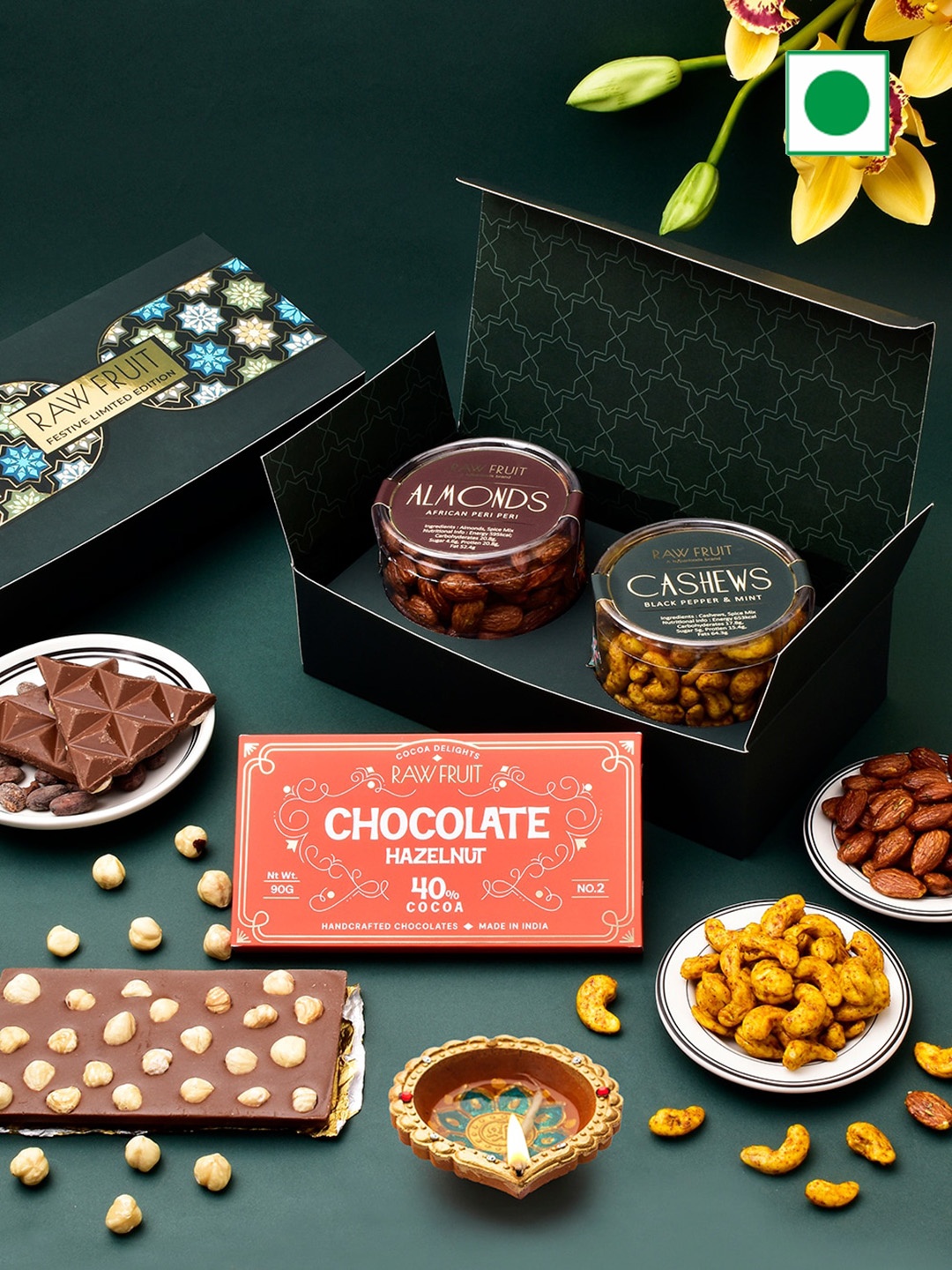 RawFruit Assorted Dry Fruits Gift & Chocolate Diwali Gifts