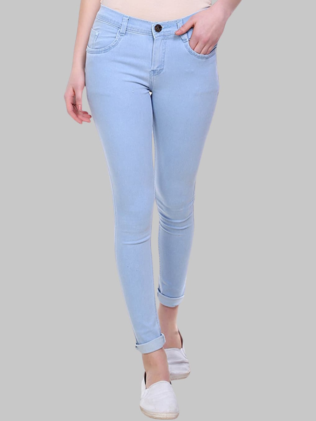 

MM-21 Women Jean Skinny Fit Stretchable Jeans, Blue