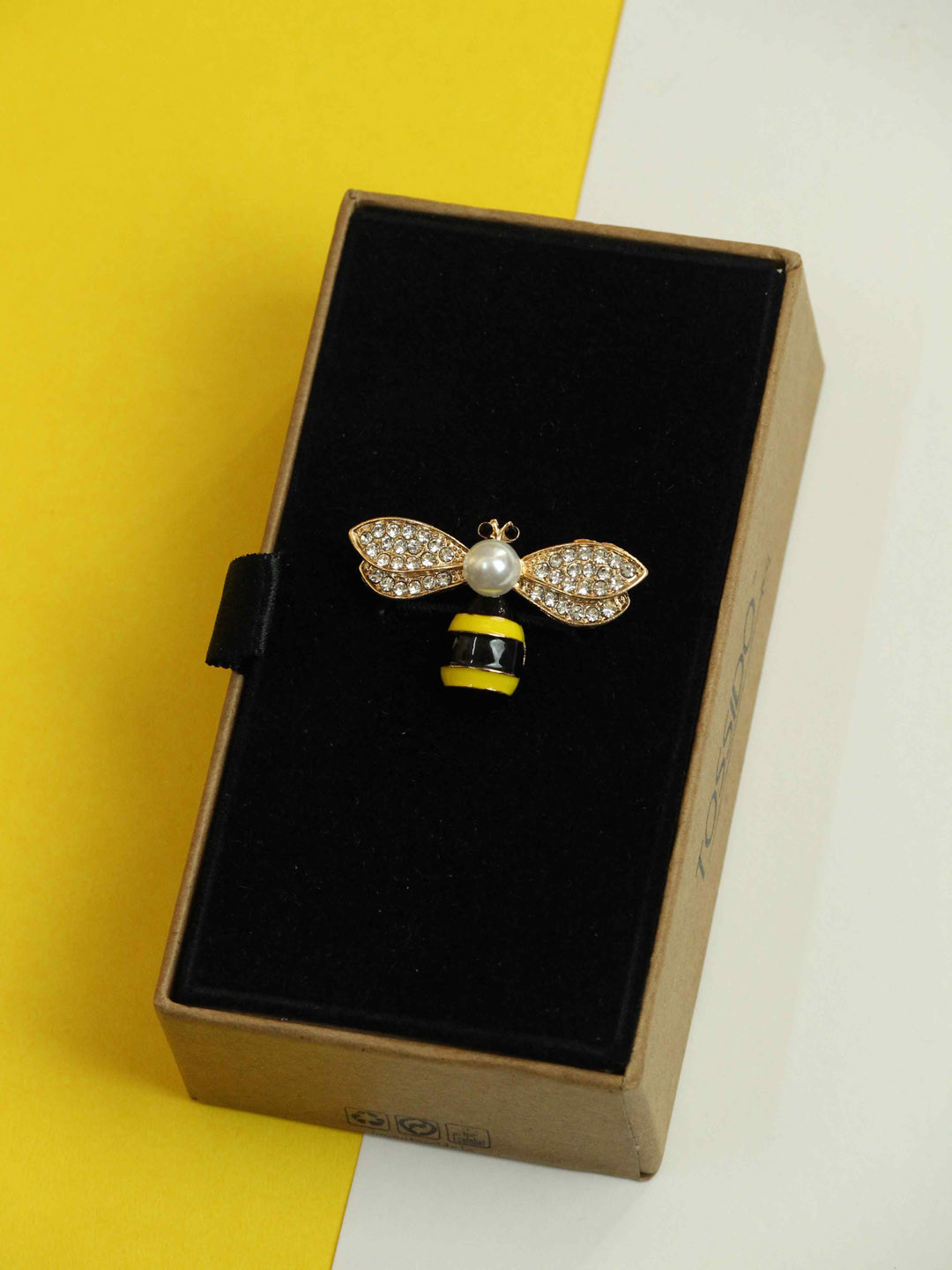 

Tossido Honeybee Brooch, Yellow