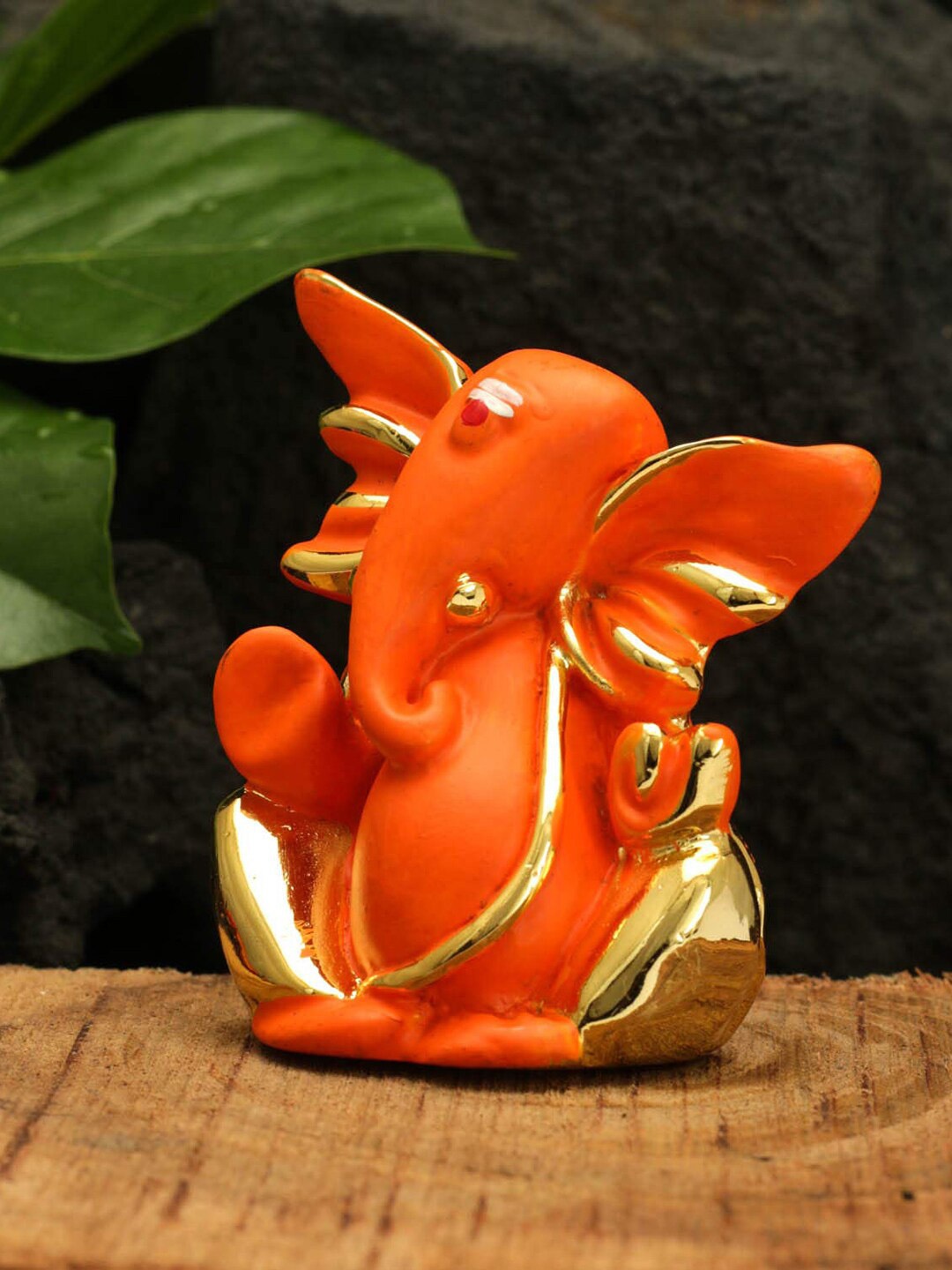 

CraftVatika Lord Ganesh Idol Ceramic Showpiece, Multi