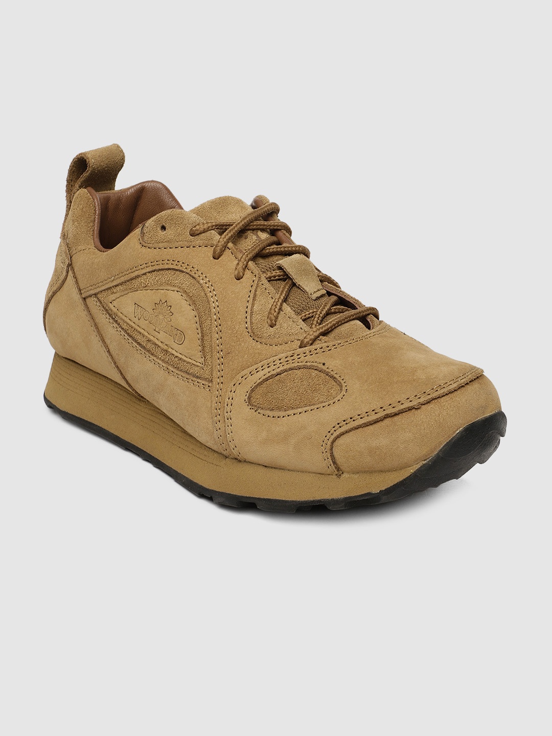 

Woodland Men Nubuck Sneakers, Camel brown