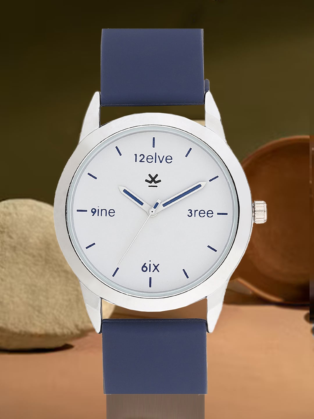 

WROGN Men Dial & Straps Analogue Watch WRG0402, Blue