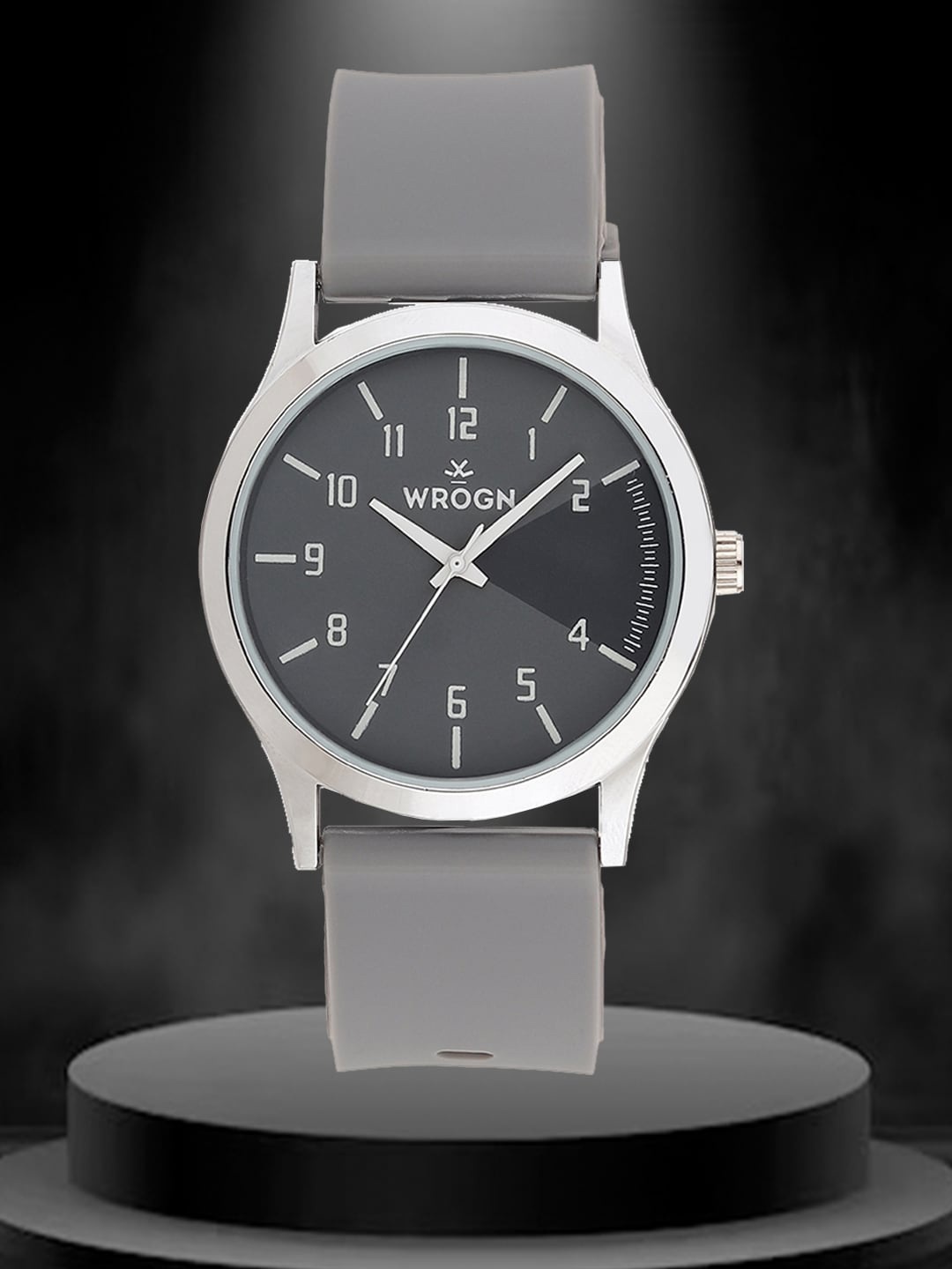 

WROGN Men Printed Dial & Straps Analogue Watch WRG0407, Grey