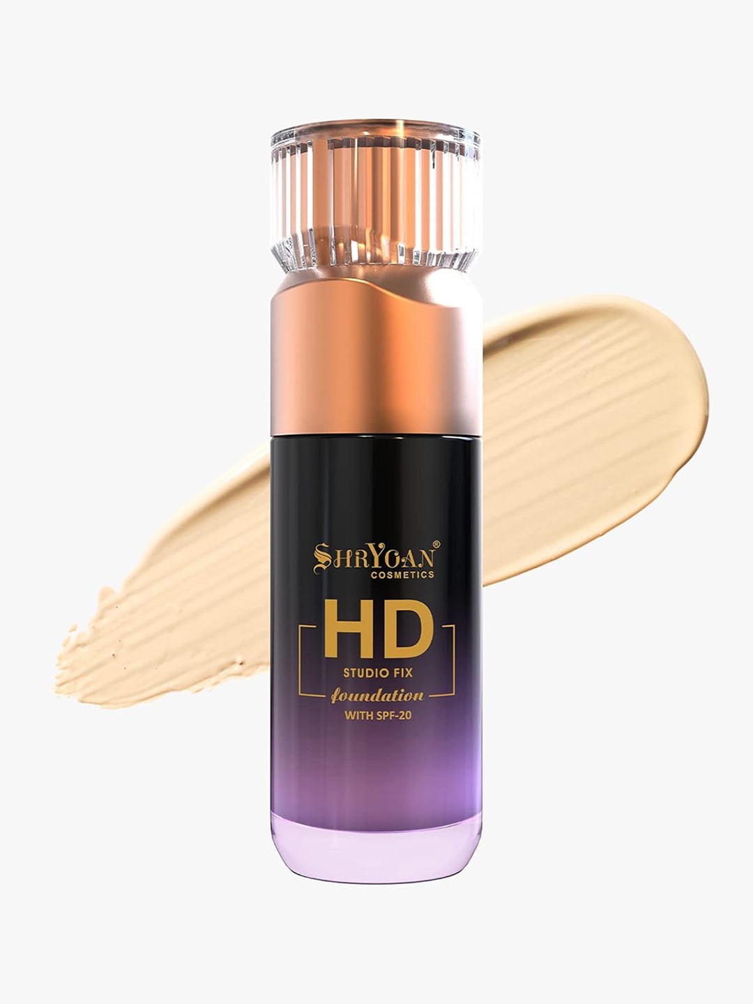

SHRYOAN HD Studio Fix SPF20 Waterproof Foundation 55 ml - Ivory Glow 01, Beige