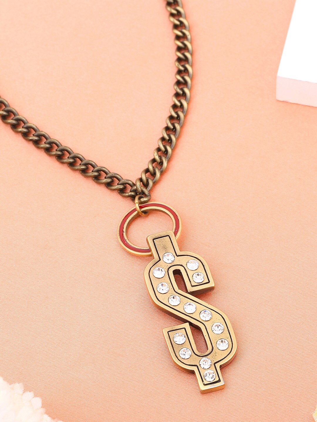 

Estele Brass-Plated Necklace, Gold