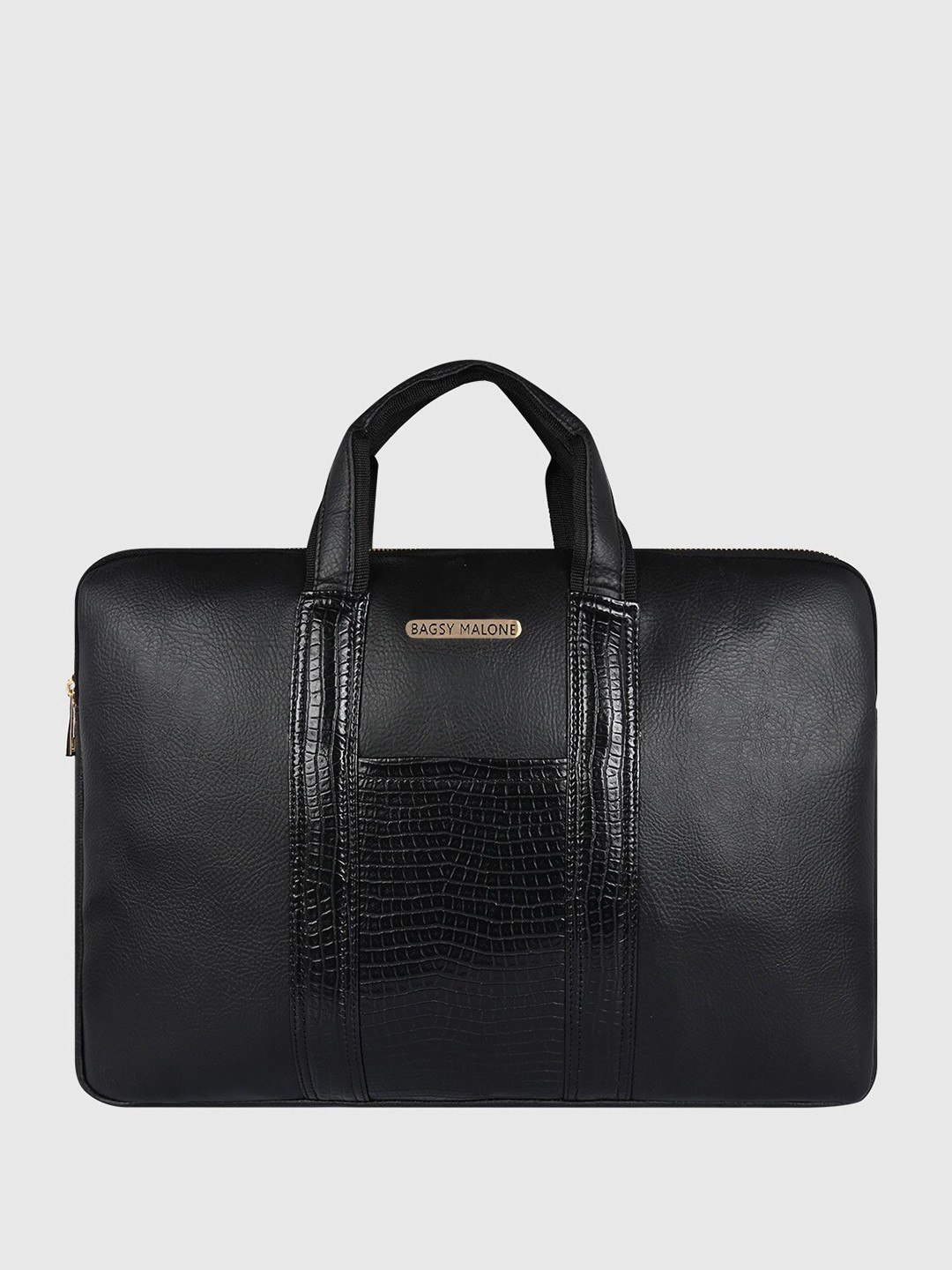 

Bagsy Malone Unisex Textured Laptop Bag Up To 15 Inch, Black
